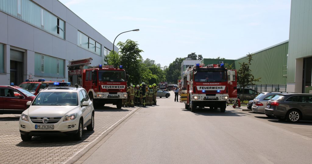 Brandeinsatz in Delbrück