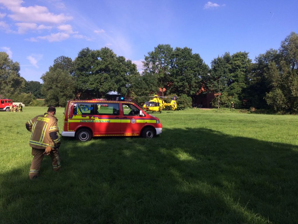 Unterstützung Rettungsdienst in Ostenland