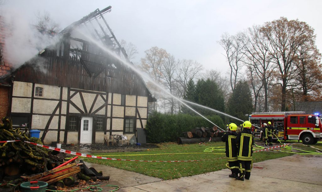 Wohnhausbrand in Sudhagen