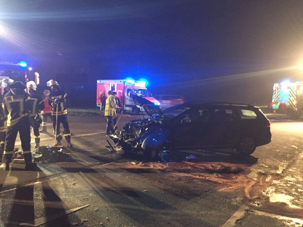 Verkehrsunfall mit 2 Verletzten in Lippling