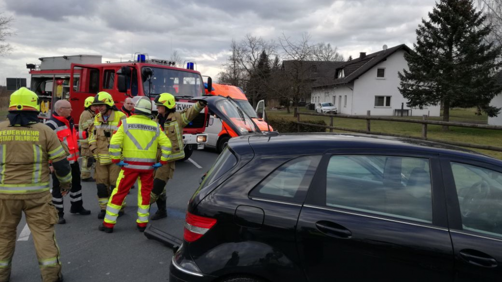 Verkehrsunfall in Boke