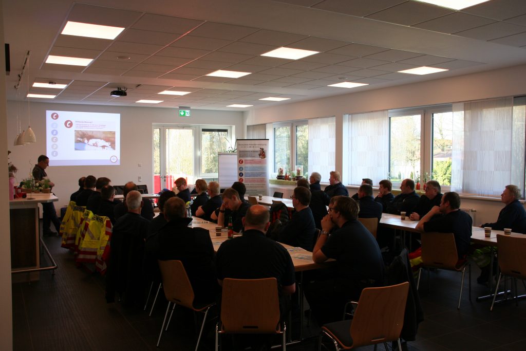 Fortbildung der Notfallhelfer der Feuerwehr Delbrück