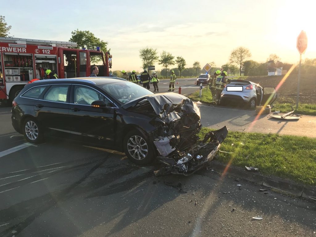 Schwerer Verkehrsunfall in Westenholz