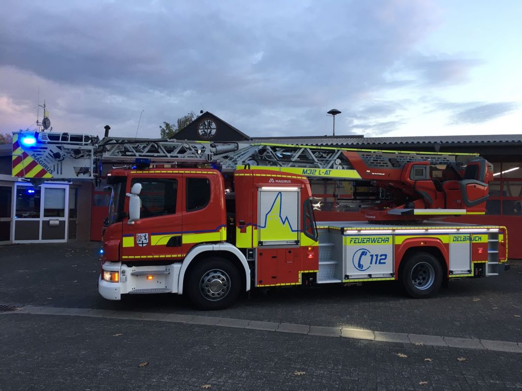 Neue DLK 23/12 der Feuerwehr Delbrück