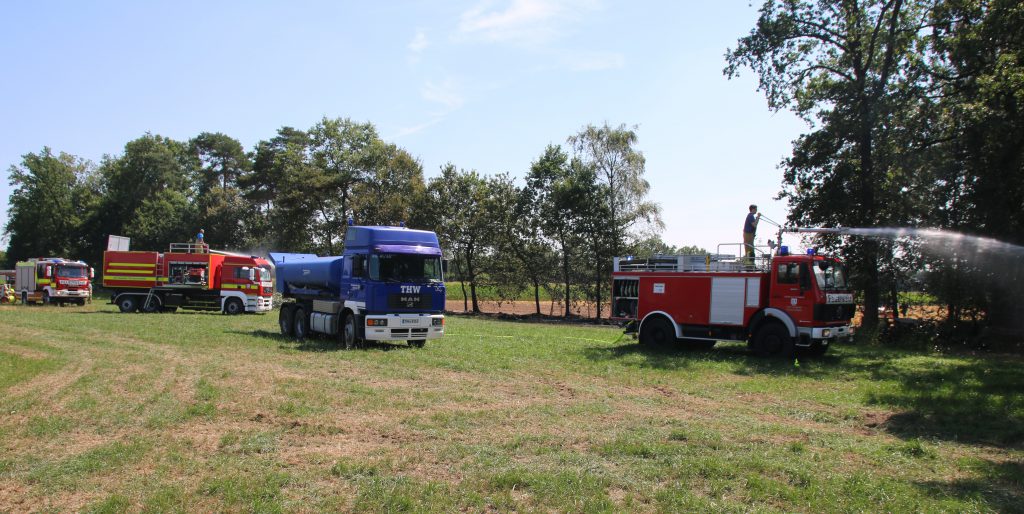 Flächenbrand in Ostenland