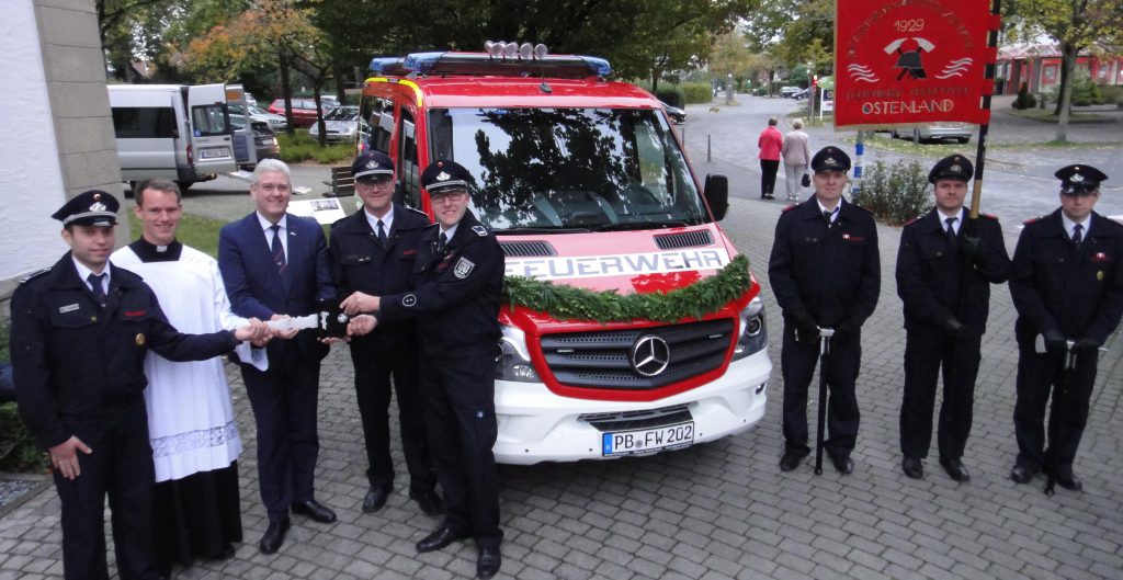 Neuer Kommandowagen beim Löschzug Ostenland in Dienst gestellt