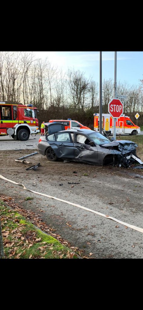 Unfall mit mehreren Verletzten in Delbrück