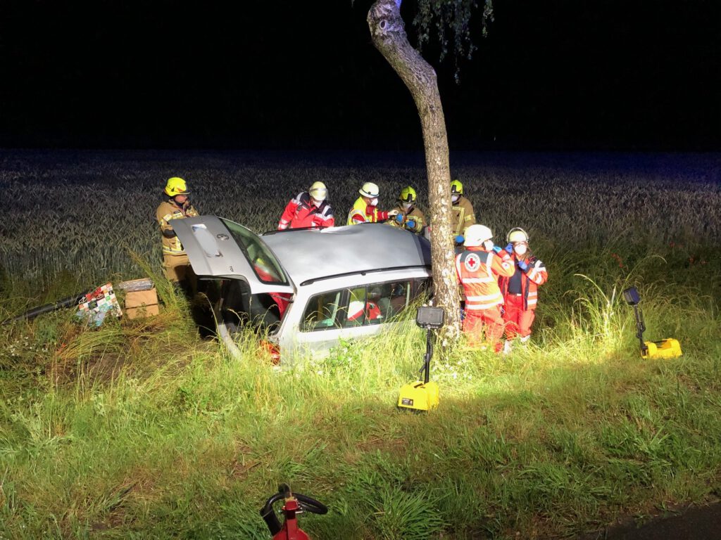 Verkehrsunfall in Delbrück mit 2 Verletzten