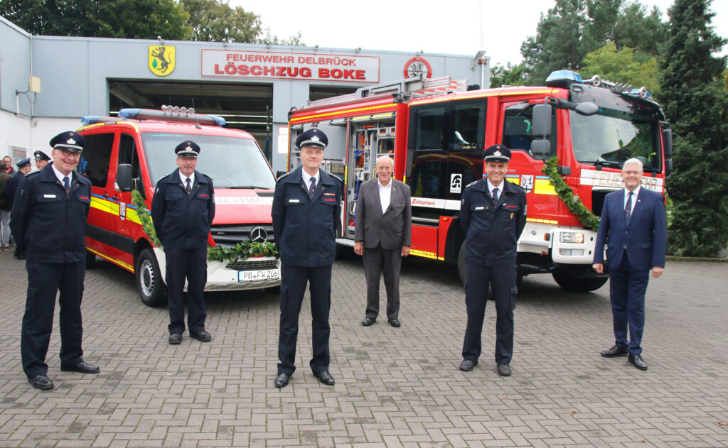 Neues HLF 20 und neuen Kommandowagen in Dienst gestellt