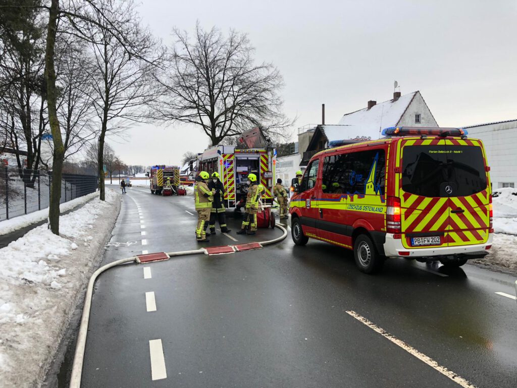 Feuerwehr verhindert Großbrand in Ostenland