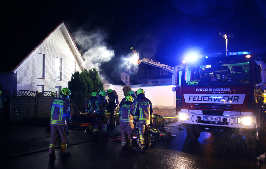 Garagenbrand in Delbrück