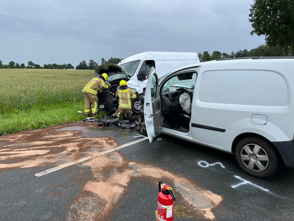 Verkehrsunfall in Delbrück