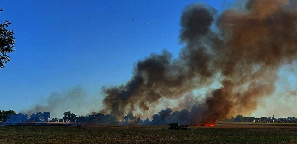 Flächenbrand in Westenholz