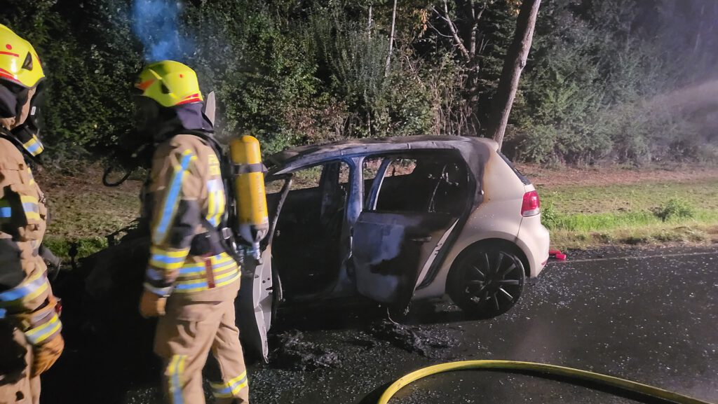 Fahrzeugbrand in Westenholz