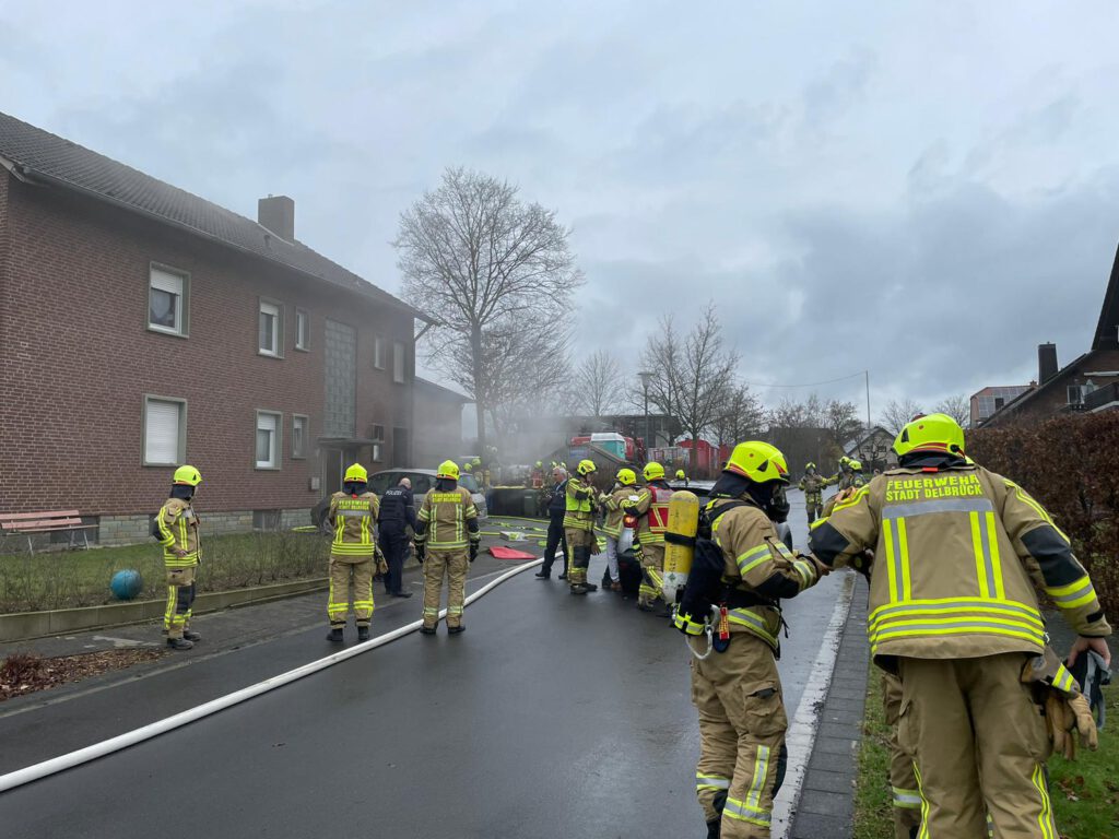 Küchenbrand in Ostenland