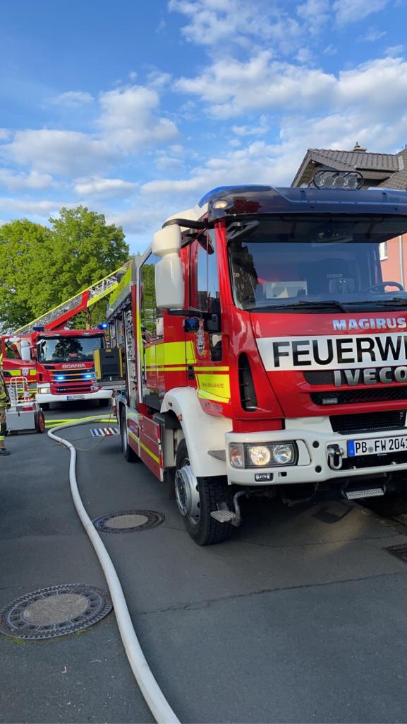 Brand einer Dachgeschosswohnung in Schöning