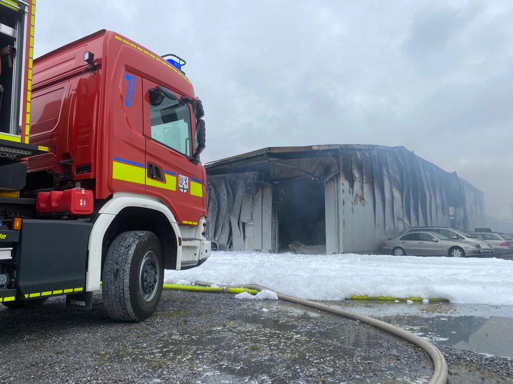 Großbrand in Salzkotten