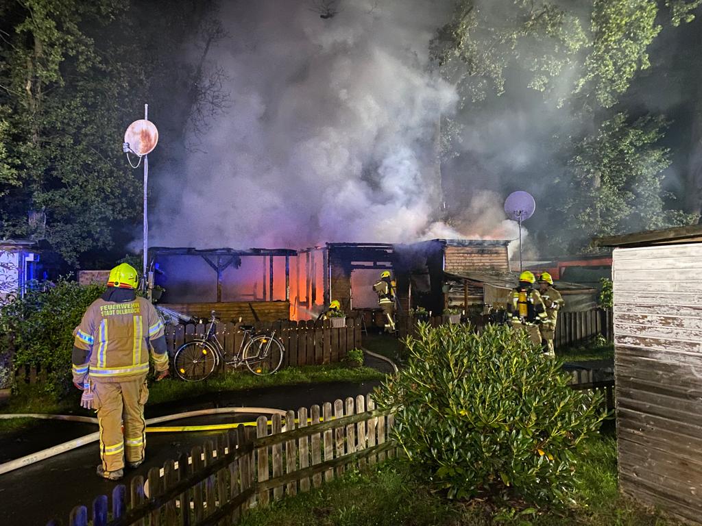 Nächtlicher Brand in Boke