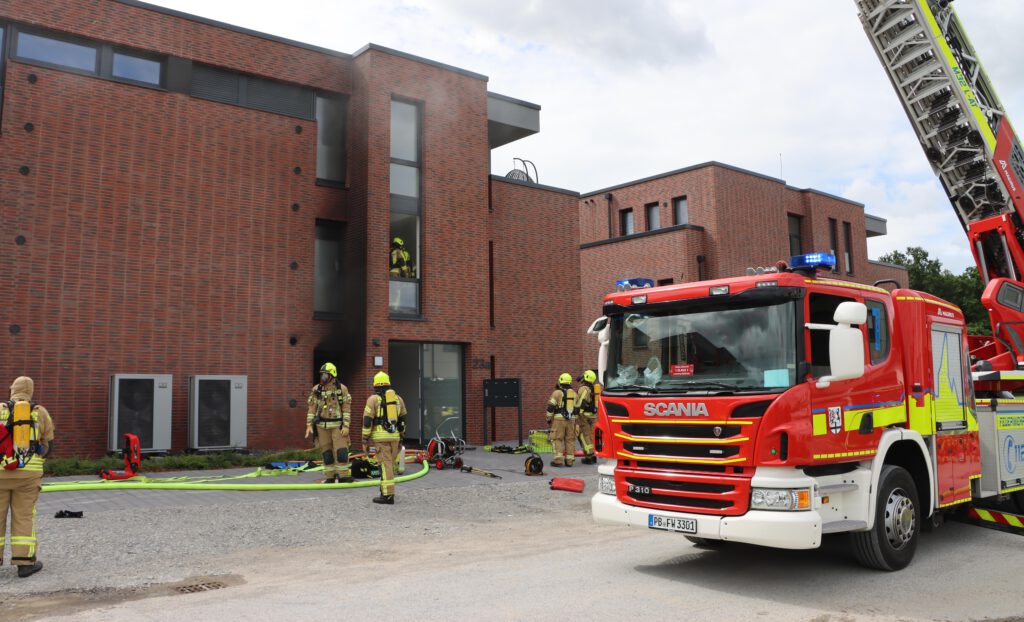 Zimmerbrand in Delbrück