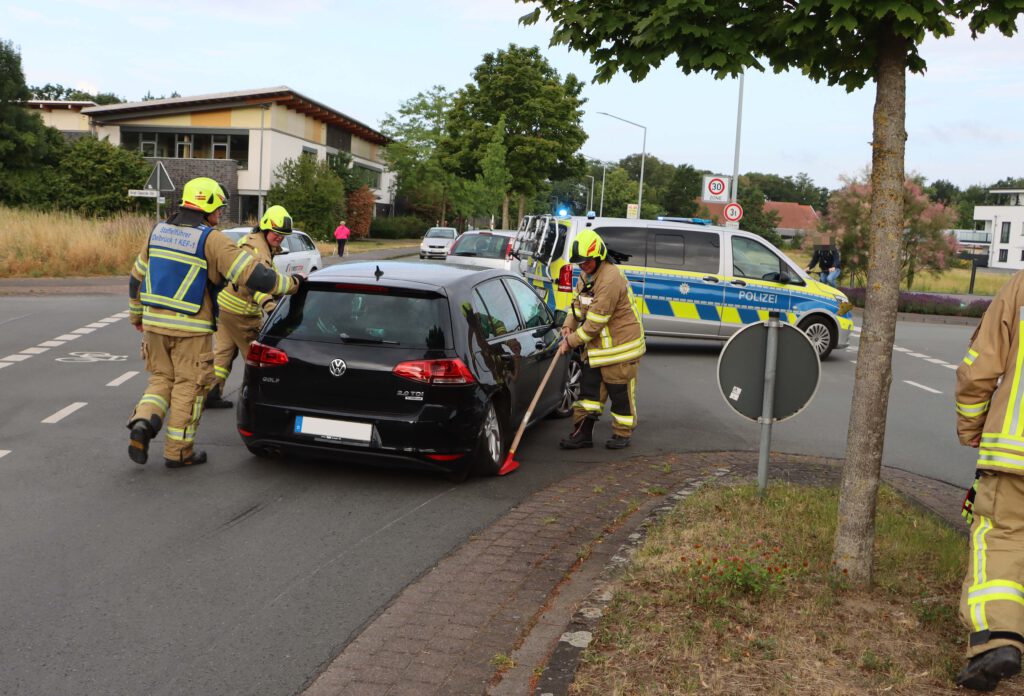 Verkehrsunfall in Delbrück